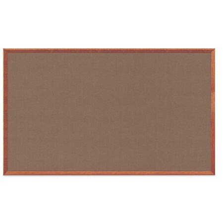 United Visual Products Decor Wood Combo Board, 72"x48", Walnut/White Porcelain & Keylime UV705DEFAB-WALNUT-WHTPORC-KEYLIME